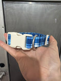 Blue s/m dog collar